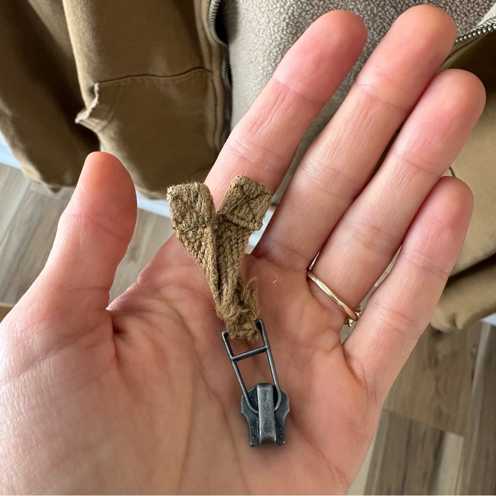 Urban Outfitters Olive Zip Up Sweater - Picture 4 of 7